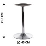Table base SH-4005-2, chrome-plated (table leg)