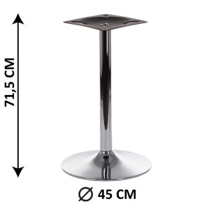 Table base SH-4005-2, chrome-plated (table leg)