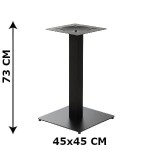 Table base SH-5002-5/B, bottom plate dimensions 45x45 cm (table leg)