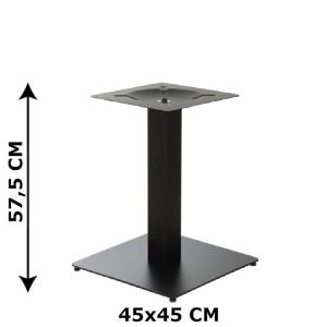 Table base SH-5002-5/L/B, height 57,5 cm, bottom plate dimensions 45x45 cm (table leg)