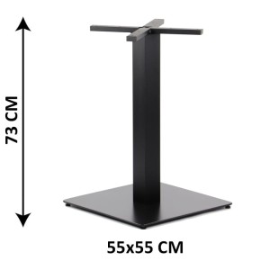 Table base SH-5002-7/B, bottom plate dimensions 55x55 cm (table leg)