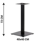Table base SH-5002-1/60/B, bottom plate dimensions 40x40 cm (table leg)