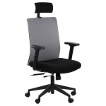 Office armchair RIVERTON - fabric backrest, headrest, different colours