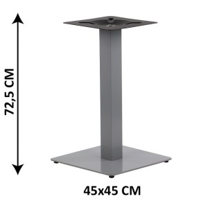 Table base SH-5002-5/A, bottom plate dimensions 45x45 cm (table leg)