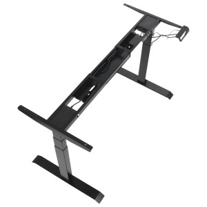 Two-motor electric frame for a desk or table (3-stage), black colour, UT04E-3T