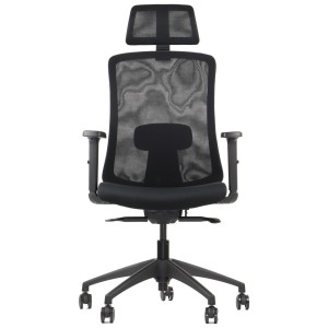 Office armchair MORTON - swivel chair - nylon base - seat extension