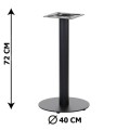 Metal table base SH-5001-4/B in black.