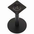 Metal table base SH-5001-4/L/B in black.