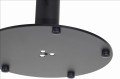 Table base SH-5001-4/L/B - round metal lower element with adjustable feet.
