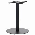 Metal table base SH-5001-8/B in black.