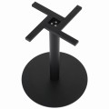 Metal table base SH-5001-8/B in black.