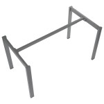 Steel table and desk frame NY-132A/59 - adjustable lenght 99-159 cm, 59,6 cm depth, grey