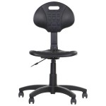 Production chair PRO-TECH in black colour - TPU foam